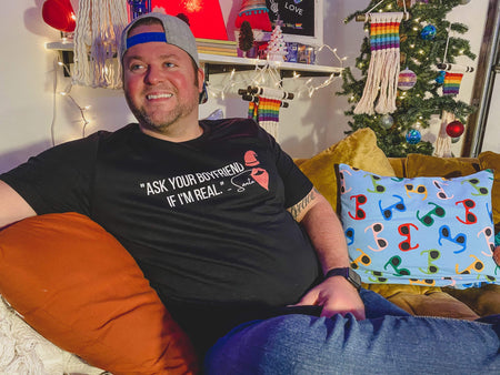 LGBTQ AF Ask Your Boyfriend Christmas Shirt
