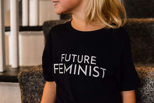 LGBTQ AF Future Feminist Rainbow Squad Kids Shirt