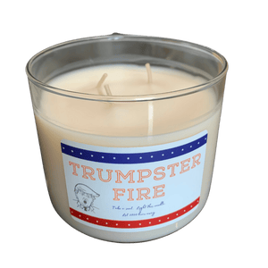 LGBTQ AF HOT!!! Trumpster Fire 3-Wick Soy Stress Relief Candle