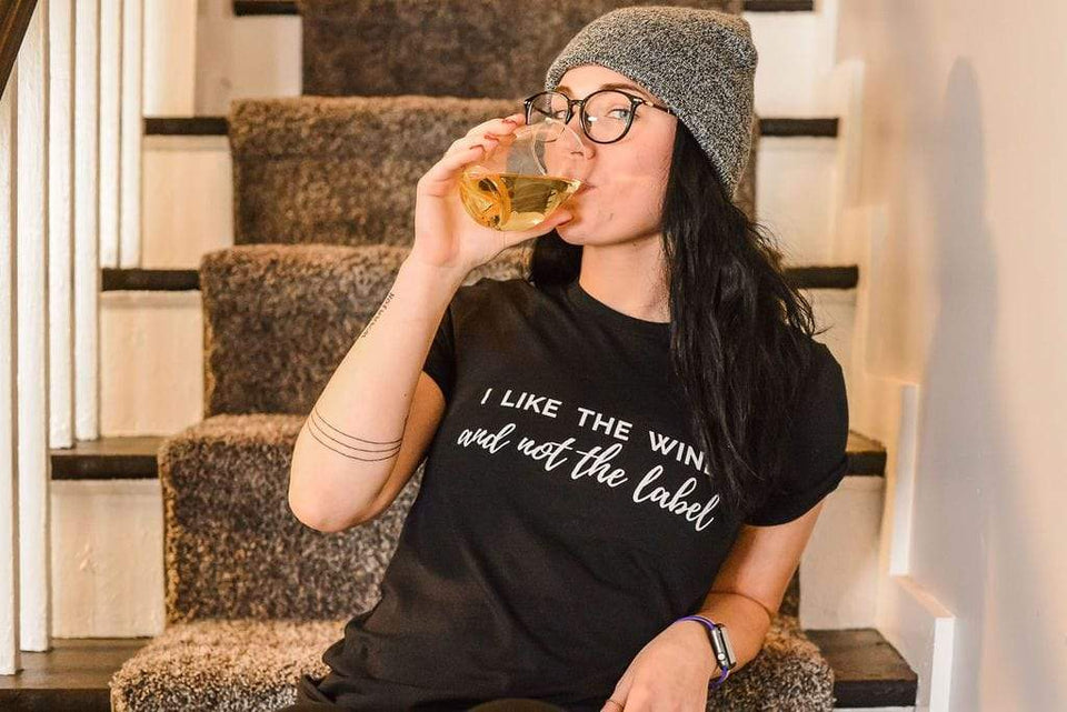 LGBTQ AF I Like The Wine Not The Label - Schitt's Creek Shirt