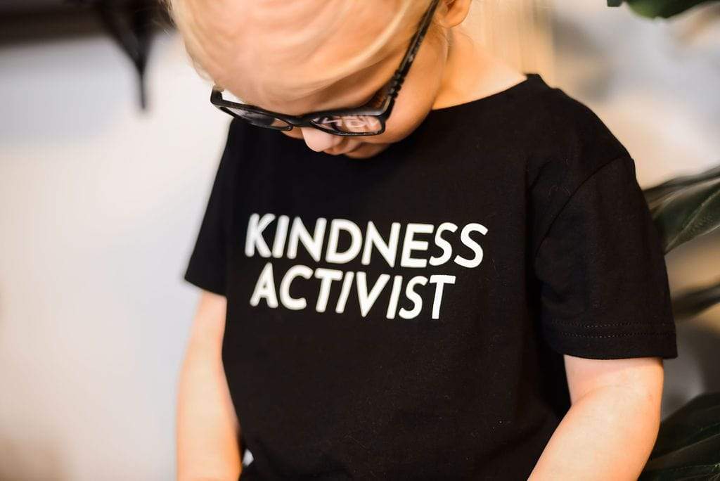 LGBTQ AF Kindness Activist Rainbow Squad Kids Shirt